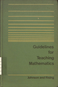 Image of Guidelines for Teaching Mathematics