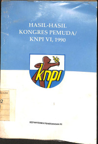 Image of Hasil-Hasil Kongres Pemuda/KNPI VI, 1990