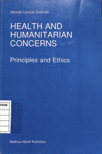 Image of Health and Humanitarian Concerns : Principles and Ethics