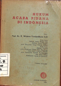 Image of Hukum Acara Pidana Di Indonesia , Cetakan Kesepuluh