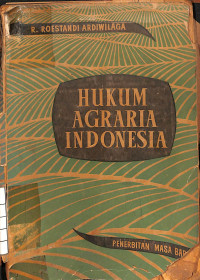 Image of Hukum Agraria Indonesia