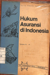 Image of Hukum Asuransi di Indonesia , Tjetakan ke - IV
