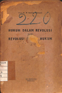 Image of Hukum Dalam Revolusi dan Revolusi Dalam Hukum