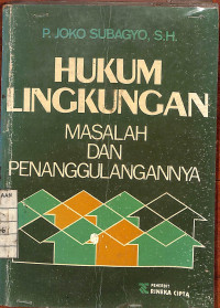 Image of Hukum Lingkungan Masalah Dan Penanggulangannya