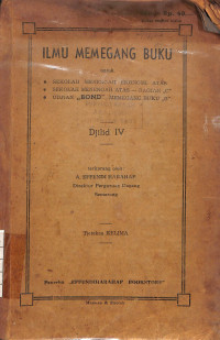 Image of Ilmu Memegang Buku - Djilid IV