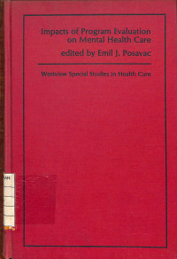 Image of Impacts of Program Evaluation on Mental Health Care