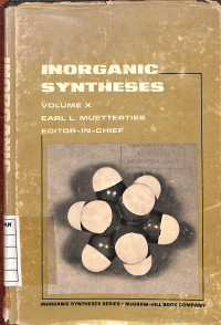 Image of Inorganic Syntheses Volume X
