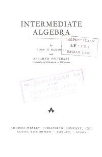 Image of Intermediate Algebra