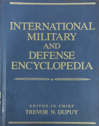Image of International Military and Defense Encyclopedia - Volume 2 : C-F