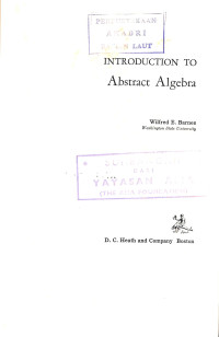 Image of Introduction to Abstract Algebra