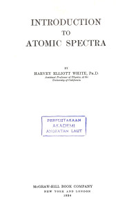 Image of Introduction to Atomic Spectra