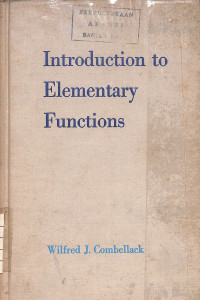 Image of Introduction to Elementary Functions
