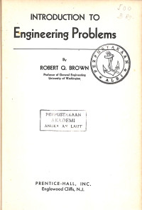 Image of Introduction to Engineering Problems