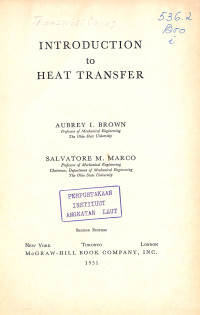 Image of Introduction to Heat Transfer
