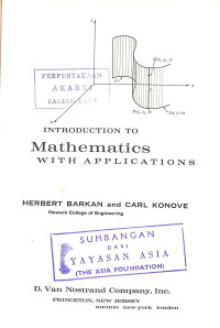 Image of Introduction to Mathematics with Applications