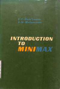 Image of Introduction to Minimax