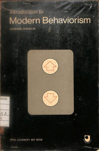 Image of Introduction to Modern Behaviorism