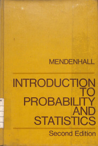 Image of Introduction to Probability and Statistics - Second Edition