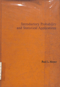 Image of Introductory Probability and Statistical Applications