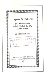 Image of Japan Subdued