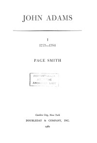 Image of John Adams Jilid 1