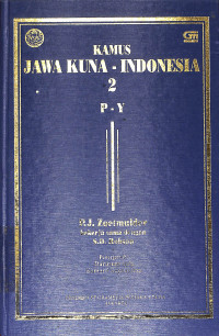 Image of Kamus Jawa Kuna - Indonesia Bagian 2 P - Y