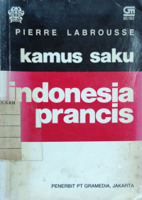 Image of Kamus Saku - Indonesia Prancis