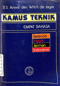 Image of Kamus Teknik Empat Bahasa (Belanda, Inggris, Jerman, Indonesia)