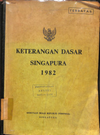 Image of Keterangan Dasar Singapura 1982