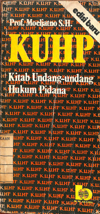 Image of KUHP Kitab Undang-undang Hukum Pidana - Edisi Baru