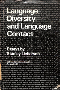 Image of Language Deversity and Language Contact