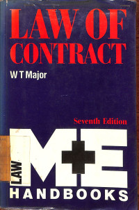 Image of Law Of Contract - Seventh Edition