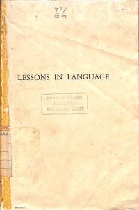 Image of Lessons in Language