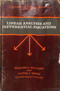 Image of Linear Analysis and Differential Equations
