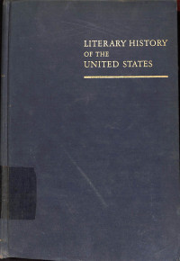 Image of Literary History of The United States