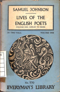Image of Lives Of The English Poets