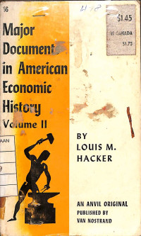 Image of Major Document in American Economic History Volume II