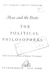 Image of Man and the State : The Political Philosophers