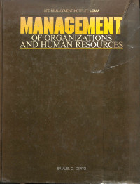 Image of Management Of Organizations and Human Resources