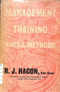Image of Management Training Aims & Methods