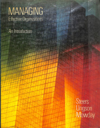 Image of Managing Effective Organizations
