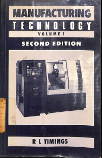 Image of Manufacturing Technology Volume 1