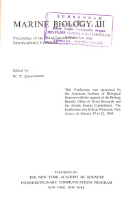 Image of Marine Biology III