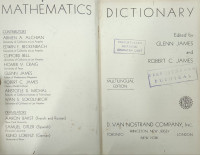 Image of Matematics Dictionary