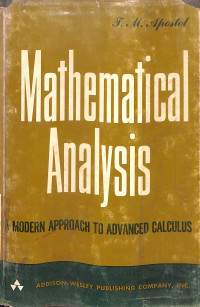 Image of Mathematical Analysis A Modern Approach to Advanced Calculus