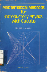Image of Mathematical Methods for Introductory Physics with Calculus