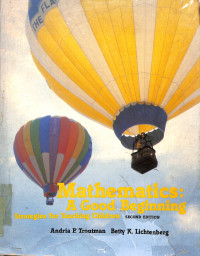 Image of Mathematics : A Good Beginning