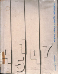 Image of Mathematics Applied to Business Problems