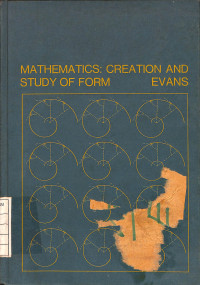 Image of Mathematics : Creation And Study of Form