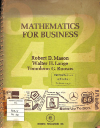 Image of Mathematics for Business